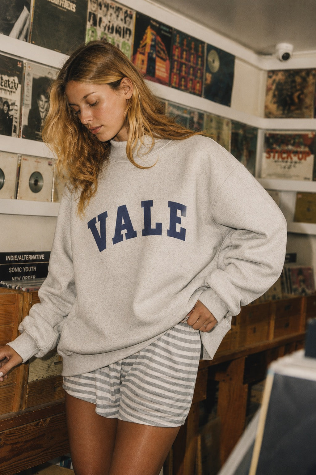 Vale Mock Neck Sweatshirt
